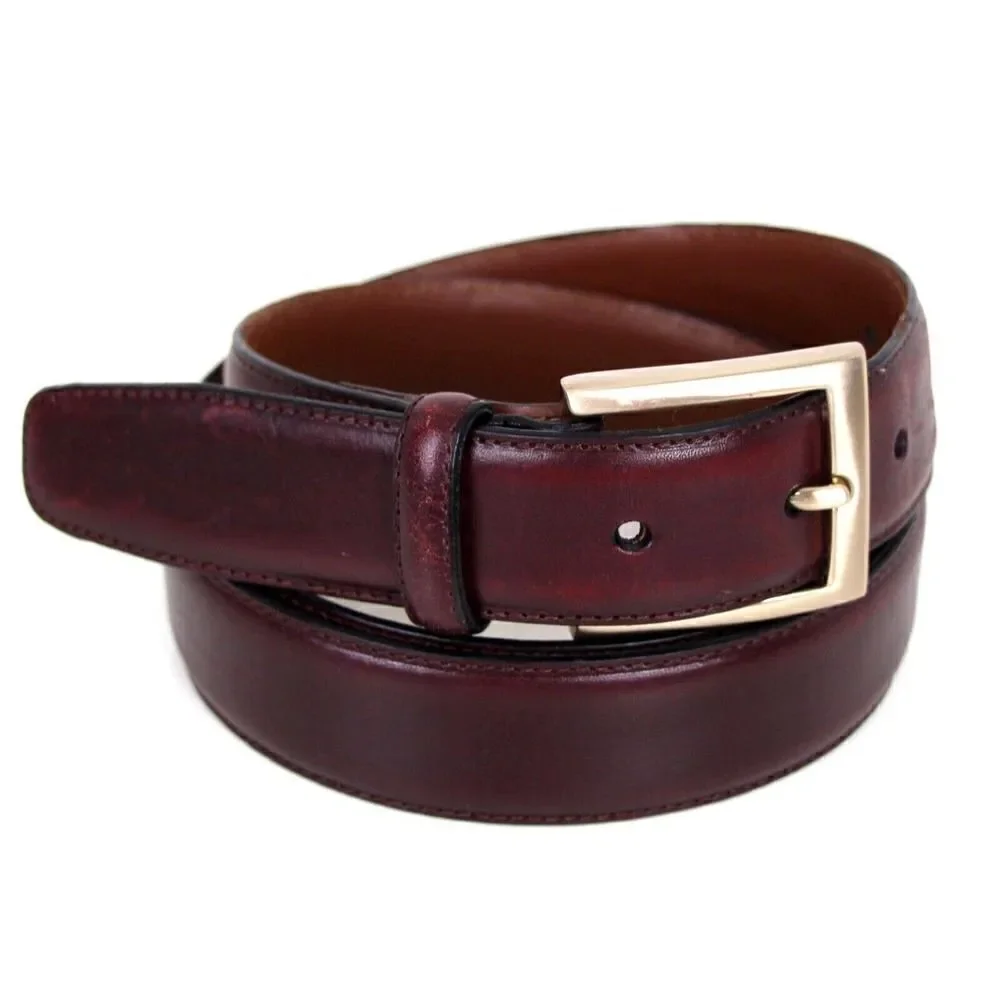 Men's Wearhouse BROWN GENUINE LEATHER 1 1/8